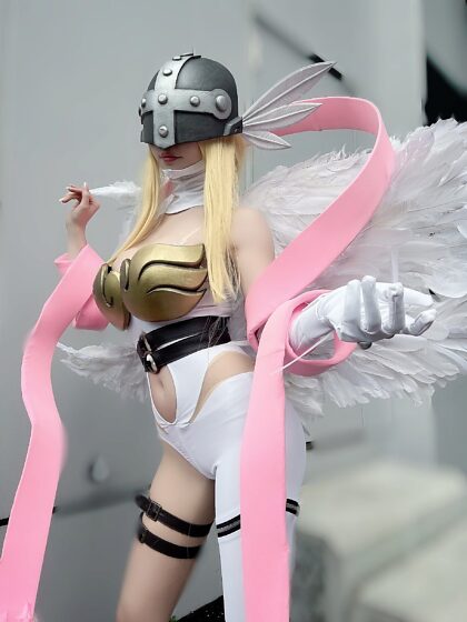 Angewomon de Digimon por itsuki_akira