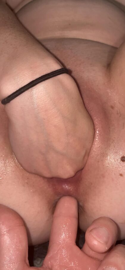 These are from my first time self fisting, what do you think? 