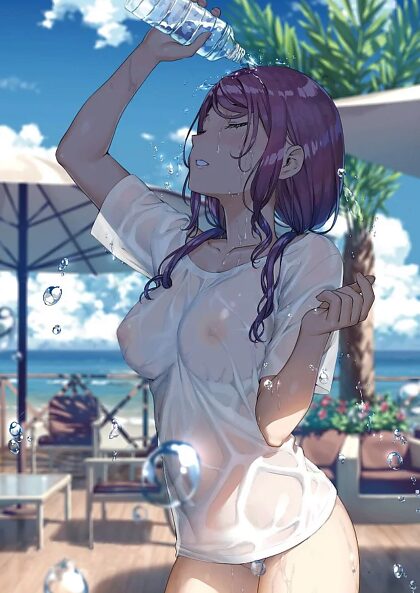 Wet shirt and summer are a perfect mix