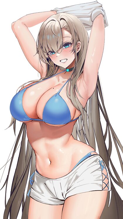 Asuna en bikini