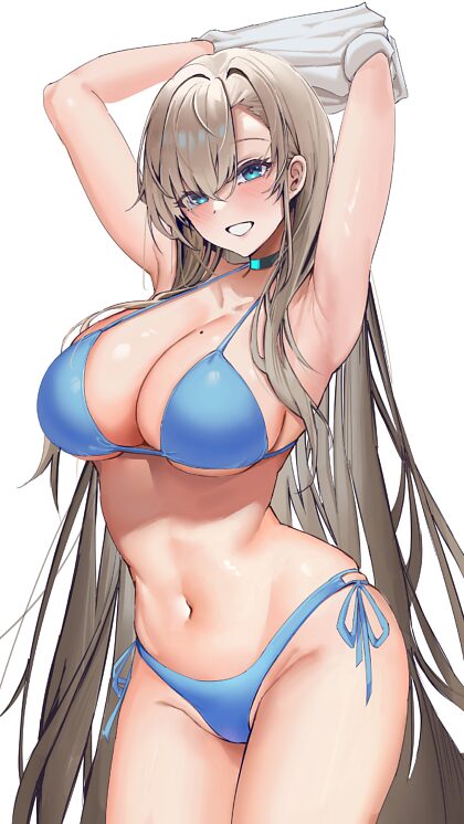 Asuna en bikini