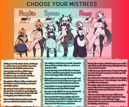 Uh no, captured by Dryad Futa's at least they are giving you a choice..
