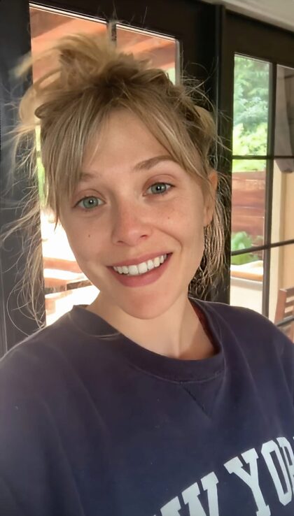 Elizabeth Olsen without makeup