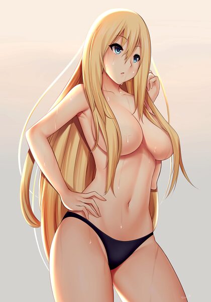 Darkness with her hair down