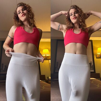 Est-ce que ces leggings font paraître ma bite grosse ?