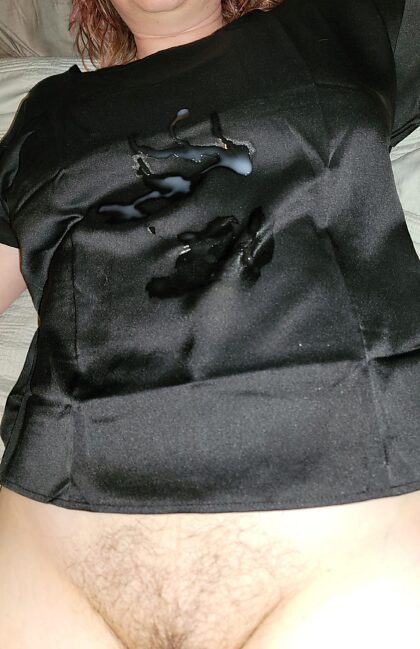Dropped a load on wife's new blouse