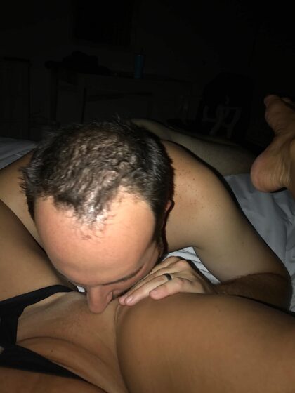 My hotwife met this guy online. They chatted for a few weeks. Finally he asked her to meet him for a drink. A few hours later I started receiving texts with these pictures.
