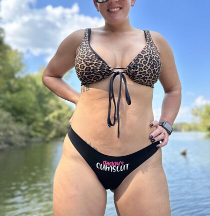 Hubby and I took the boat out today! Hubby gave me a creampie in the first cove we came to. Then we met my bull at the boat ramp and took a little drive and he added another creampie. After we took him back hubby reclaimed me with my 3rd creampie of the d