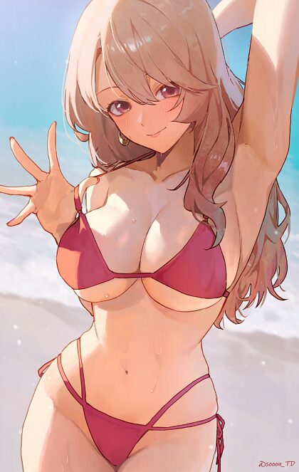 Miyako-san in bikini