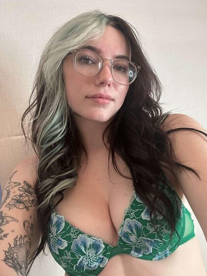 I’ll let you cum all over my glasses if you want to