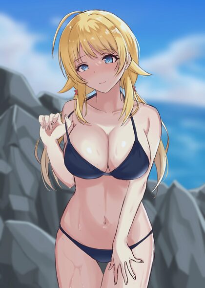 Meguru en bikini