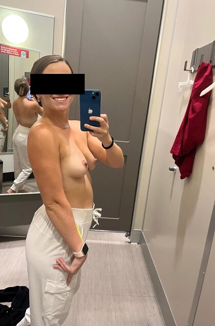 Married… would you still hit it in the changing room at Target?