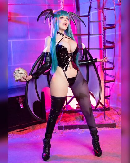 Morrigan Aensland cosplay done by me, shirahimejust