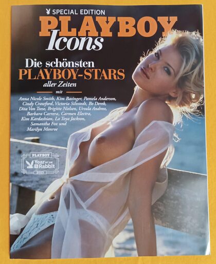 Neueste Ergänzung zur Sammlung.  Playboy Icons-Sonderausgabe aus Deutschland mit Victoria Silvstedt auf dem Cover.
