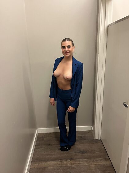 Trying on a suit, how does it fit?