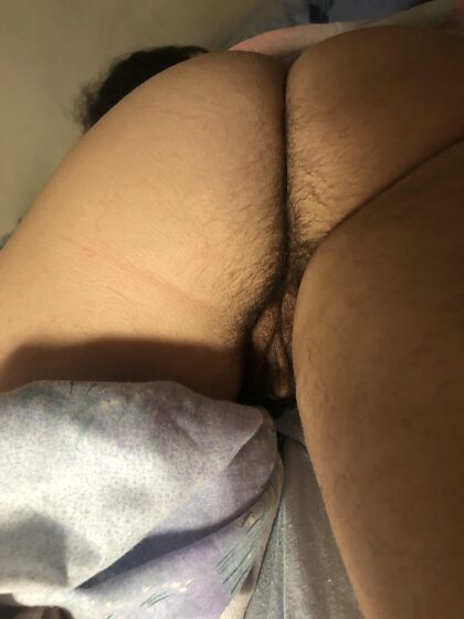 Would you jerk on my hairy pussy?