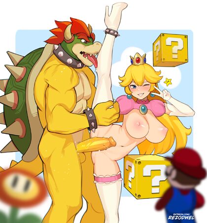 Peach kidnapped by Bowser, yet again