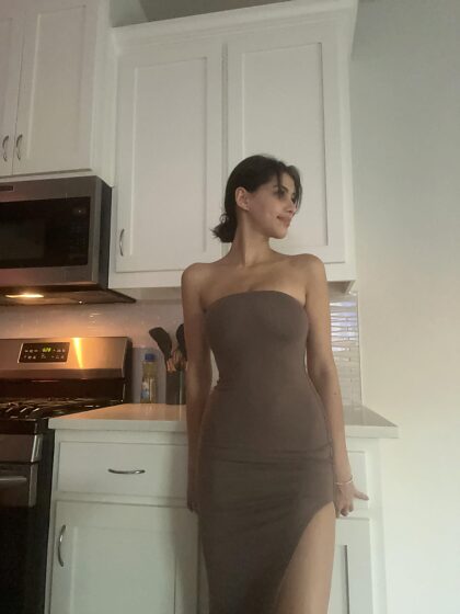 私のドレスについてどう思いますか