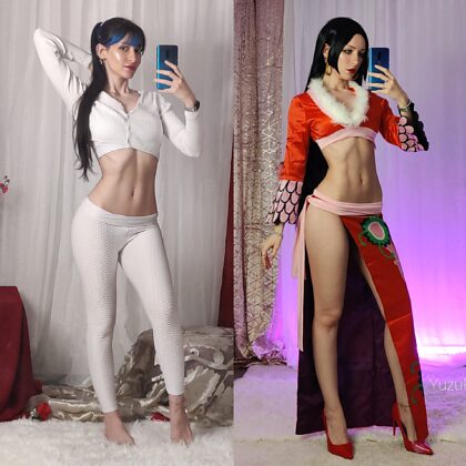 In en uit mijn Boa Hancock-cosplay van One Piece
