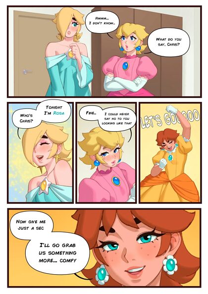 Uma bela história em quadrinhos que encontrei com algumas lindas princesas