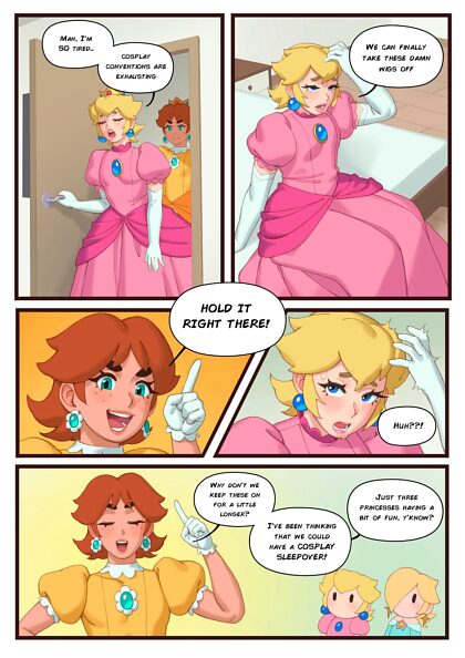 Ho trovato un bel fumetto con alcune belle principesse