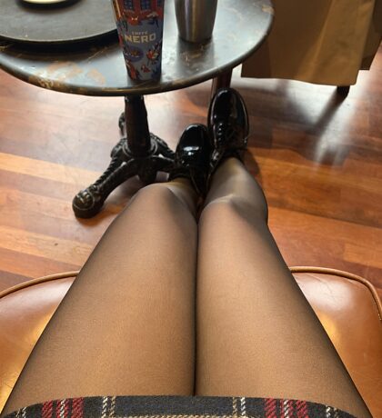 Office trouble: I never forget to wear my nylons, but today I may have forgotten to wear something else 