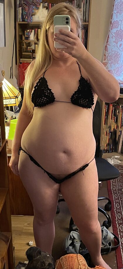 Eu faço minha própria lingerie