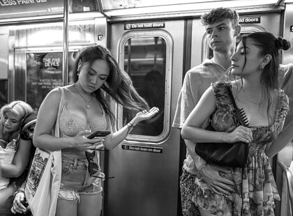 Jaloers in de metro