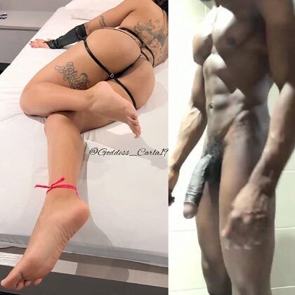 Two things that fucks out the brains of little betas, a 19-year-old goddess with beautiful feet and a true alpha male. Am I wrong?