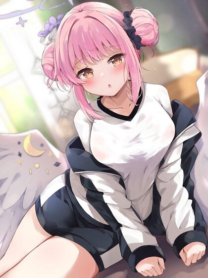 Cute angel waifu