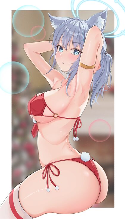 Święty Mikołaj w bikini Shiroko