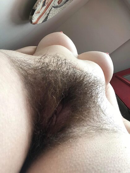 POV standing over you with my hairy little pussy 