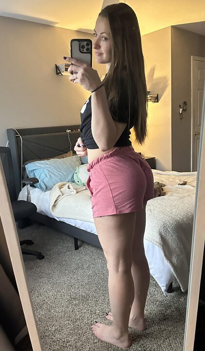 I hope your day is as bubbly as my butt in these shorts :)