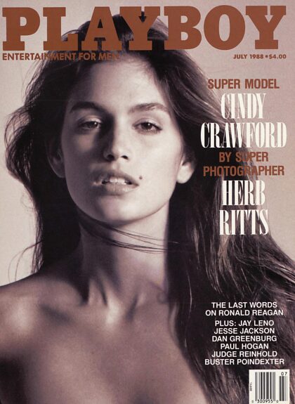 Cindy Crawford por Herb Ritts para la revista Playboy, julio de 1988
