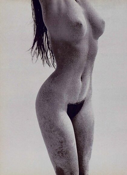 辛迪·克劳馥 (Cindy Crawford)，赫伯·里茨 (Herb Ritts) 为《花花公子》杂志拍摄，1988 年 7 月