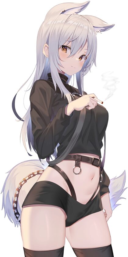 Smoking Fox Girl