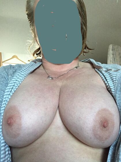 Please rate my tits and comment. 57y UK