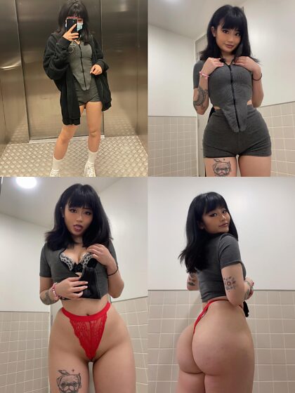 Can I be your secret fuckdoll at the gym?