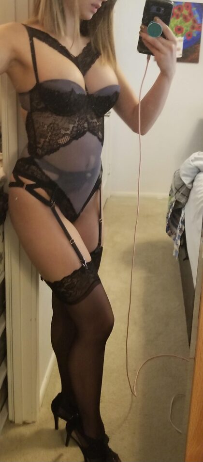 I love wearing lingerie for date nights