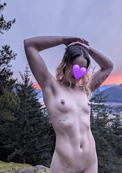 Completely naked on my hike