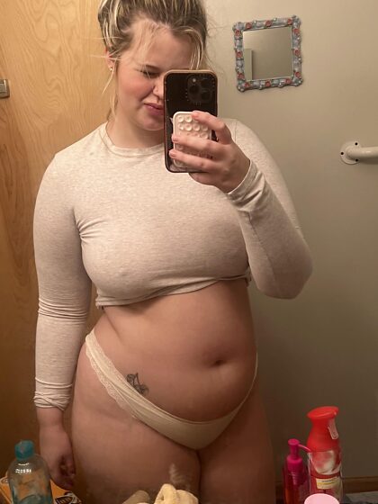 Can I be your chubby horny gf?