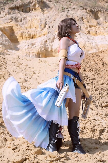 Юна из Final Fantasy X-2 автора Юна Кайри