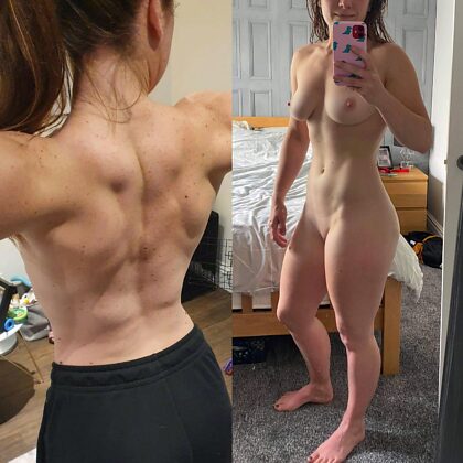 I can't see many back pictures here, so I thought I'd fix that. Do you like a strong back?