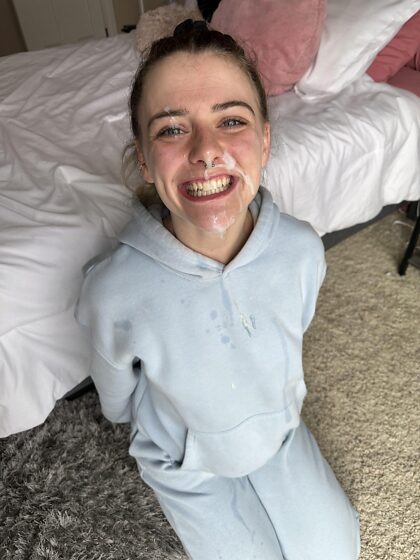 Happiest when I’m covered in cum ;)
