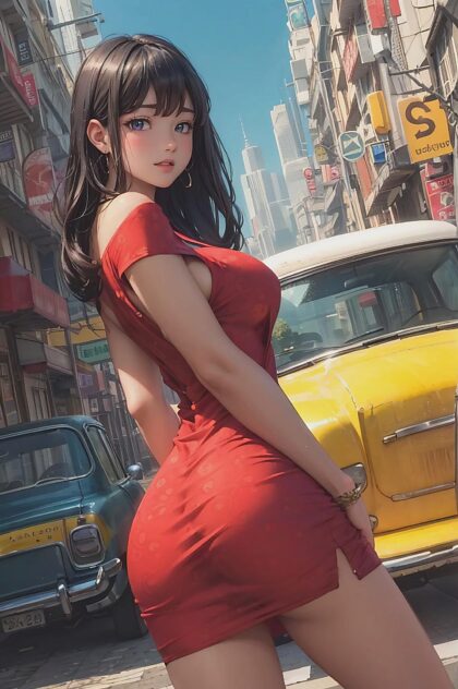 vestito rosso