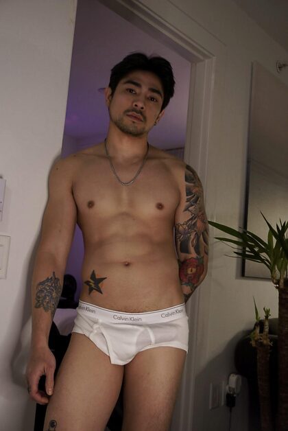 Got my new white undies, what do you think?