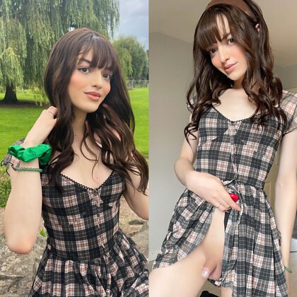 How I look on our date VS when we get home… which one do you prefer? c;