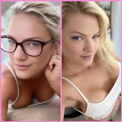 Do you like a 36f with glasses or without?