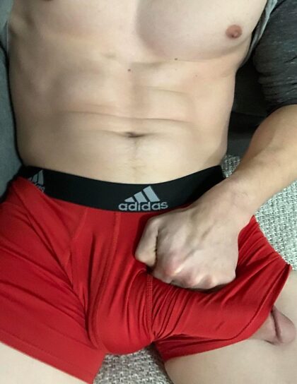 Does this 36yo dad look better in black, red, or nothing at all?