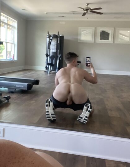 If you walked in on me ass up at the gym, what would you do 
